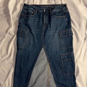 American Eagle Low Rise Maxi Jean Skirt